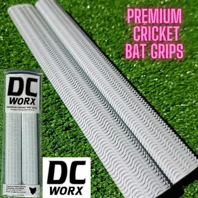 DC WORX - Ripple Cricket Bat Grip - White - Premium Quality  - AU Stock • $8.25