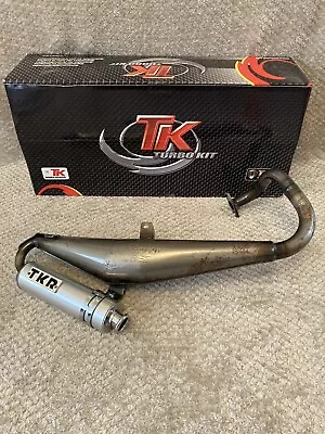 Turbo Kit Tk Race Exhaust Pipe 50cc 50 Peugeot Buxi Speedake Moped Scooter • $93.28