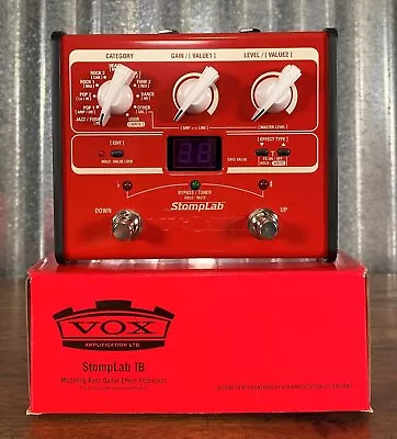 VOX SL1B Stomplab Bass Multi Effect Pedal • $119.99