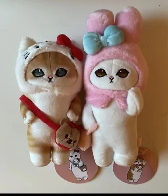 New! Mofusand X Sanrio Characters Plush Doll  My Melody Hello Kitty Keychain • $30