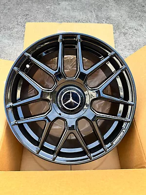 Set Of 4 18  Gloss Black Mercedes Benz AMG Wheels Rims C43 C63 C300 S500 GL350 • $975