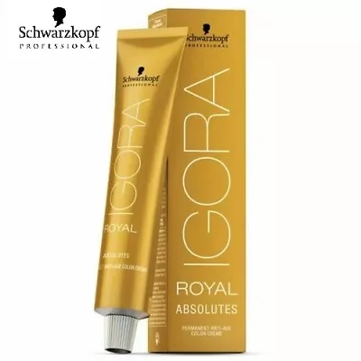 Schwarzkopf  IGORA Royal Absolutes Hair Dye Colour Color Cream 60ML • £8.59