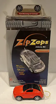 Ford Mustang GT Concept Red ZipZaps 600-7023 Micro RC Wireless Remote Controlled • $24.95