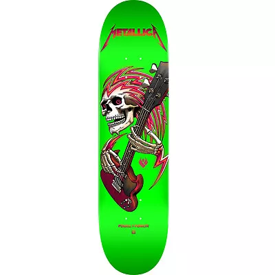 Powell Peralta Metallica Collab Flight Skateboard Deck - 9  Lime Green • $109.95