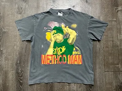 Wu Wear Wu-Tang Clan Method Man Vintage 90s Hip Hop Rap Tee Graphic T Shirt XL • $600