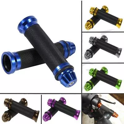 Motorcycle 7/8  1  Hand Grips Handle Bar FOR KAWASAKI NINJA 500 1000 Ninja ZX6R • $9.18