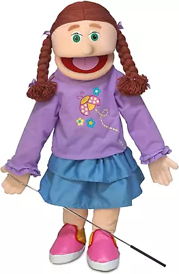 25  Amy Peach Girl Full Body Ventriloquist Style Puppet • $90.99
