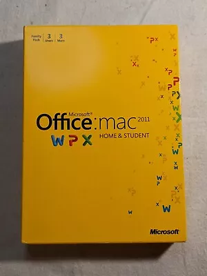 MS Microsoft Office MAC 2011 Home And Student • $43.62