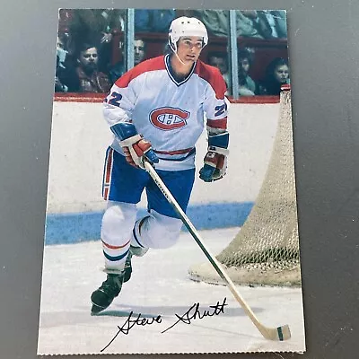 Steve Shutt 1980s Montreal Canadiens Vintage Steinberg NHL Hockey Photo #22 Poor • $5.87