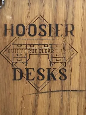 Vintage Oak Hoosier Teacher's Desk • $600