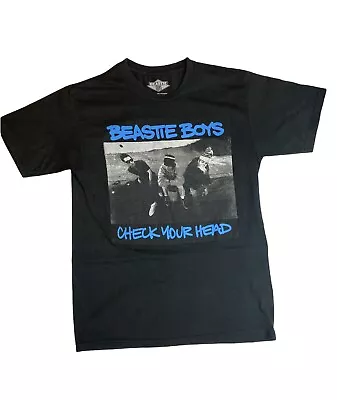 Beastie Boys Check Your Head Black Vintage Repro T Shirt Rap Urban Small Unisex • $12.48