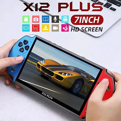 X12 Plus 7inch Video Game Console Handheld Retro Game Player In 1000+Games K8V5 • $54.99