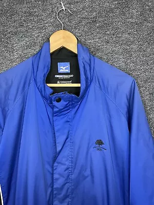 Mizuno Impermalite Weatherproof Jacket Men’s L Blue Black Full Zip S/S • $13.79