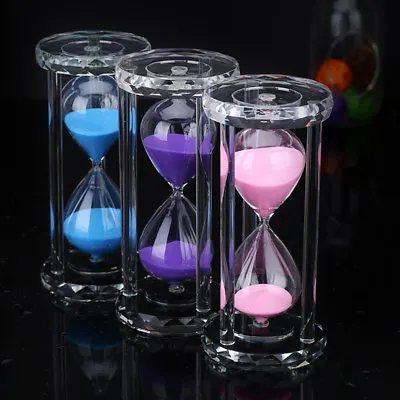 30/60 Minutes Sand Glass Hourglass Timer Clock Kitchen Home Office Decor Items • $27.25