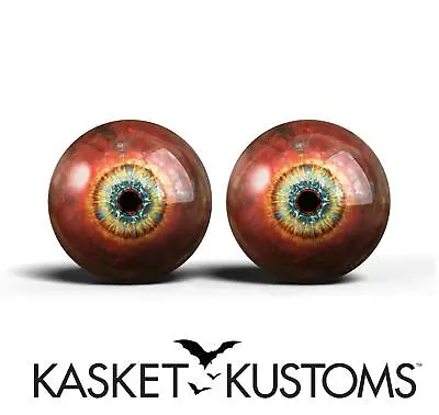 Monster Glass Eyes - Colorful Creature Eyeballs Realistic Taxidermy 2pc - 203 • $8.99