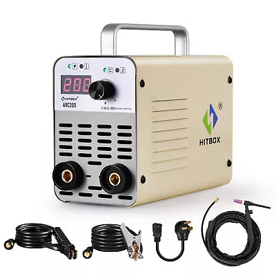 HITBOX ARC Welder 110/220V 200Amp MMA ARC LIFT TIG Welding Machine W/Tig Torch • $129