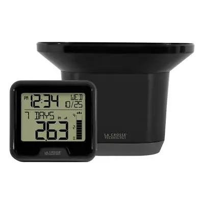 La Crosse Technology Digital Rain Gauge Wireless Indoor Temperature 300-ft Range • $35.97