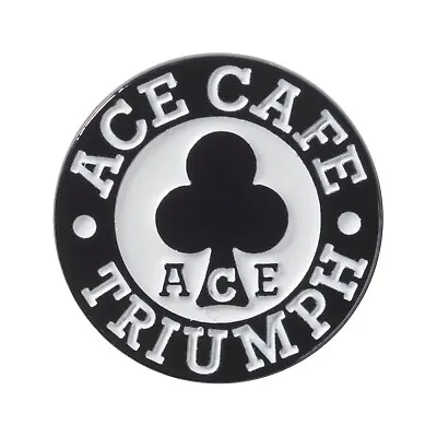 Macs23811 Genuine Triumph Ace Cafe Enamel Pin Badge Collectors Gift • £12.50