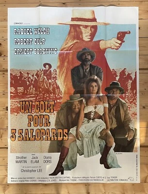 £75 • Buy Hannie Caulder 1969 MASSIVE Movie Poster Christopher Lee Raquel Welch
