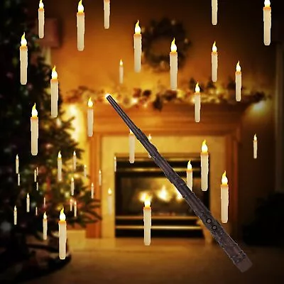 Floating Candles With Wand Remote - 12 Pcs Flameless Battery Operated LED Magic • $15.18