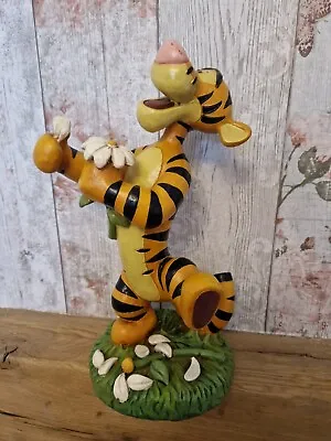 £74.99 • Buy Disney Henri Studio. Winni The Pooh Tigger Picking Flower Large Figurine Vintage