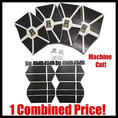 Vintage Star Wars Tie & Vader Tie Replacement Stickers Peel Stick Machine Cut • $22