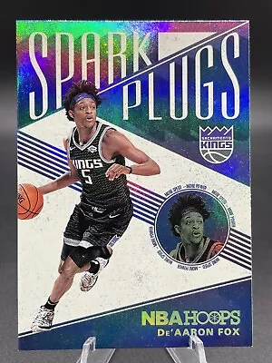 2019-20 Panini NBA Hoops Spark Plugs #9 De'Aaron Fox Sacramento Kings • $1.99