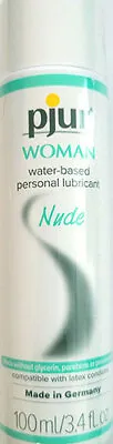 Pjur Woman Nude Water-Based Personal Lubricant 3.4oz - For Sensitive Female Skin • $19.88