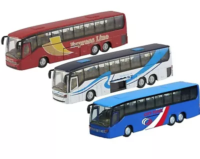 Teamsterz City Coach Airport Bus DieCast Toy Model Vehicles Kids Toys Gift • £8.95