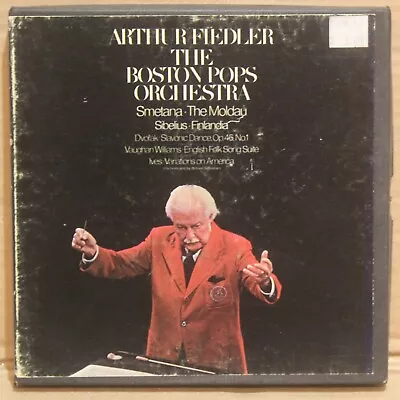 Arthur Fiedler Smetana Moldau Sibelius Finlandia 4-Track Reel To Reel 1R1-6838 • $9.50