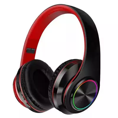 B39 Headphone Wireless Bluetooth Colorful Light Headset • £24.14