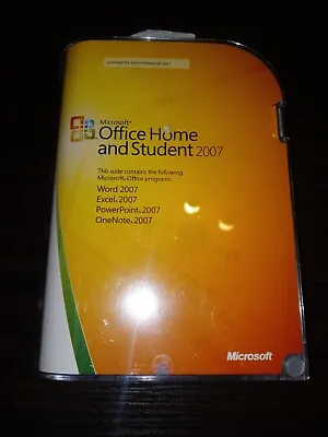 Microsoft Office Home And Student 2007 Word Excel PowerPoint & OneNote • $35