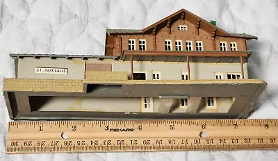 Vintage Pola N Scale St Niklaus Train Station Warehouse Platform House • $27.99