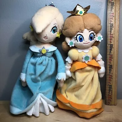 Lot Of 2 Super Mario Princesses Daisy & Rosalina Soft Plush Toy SAN-EI Nintendo • $24.99