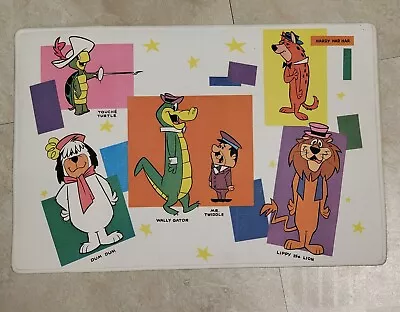 Vintage 60s Hanna Barbera Cartoon Network Placemat Wally Gator Hardy Lippy READ • $12.62