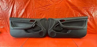 05-06 Acura Rsx - Black Leather Door Panel Set - Panels Left Right - Oem #211 • $394.95