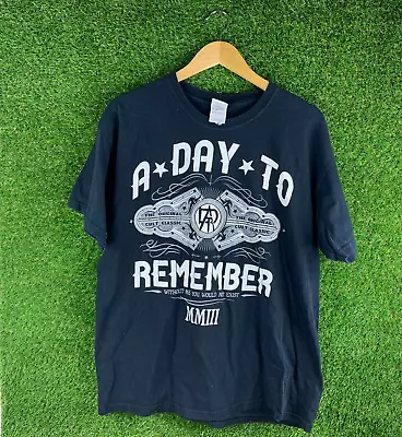 A Day To Remember Blue T-shirt Size L Y2K VTG • $39.95