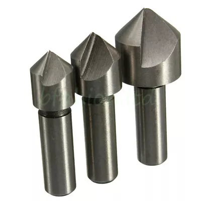 Hss Countersink 3 Pc Bit Set For Steel Snd Hard Metals 10mm 12mm 16mm • £4.97