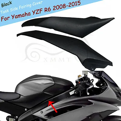 Motorcycle Fuel Tank Side Covers Fairing Trim Panel Cowl For Yamaha YZF R6 Raven • $28.98