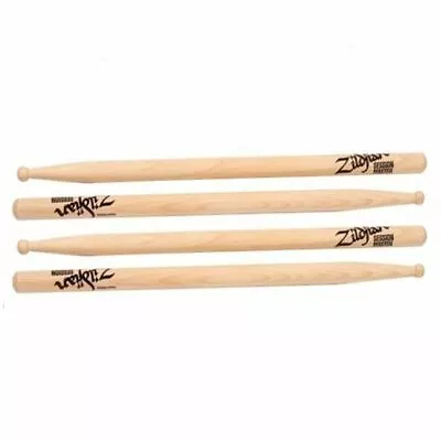 Zildjian Hickory Series Sessionmaster Drumsticks  Natural Wood 2 Pairs • $49.36