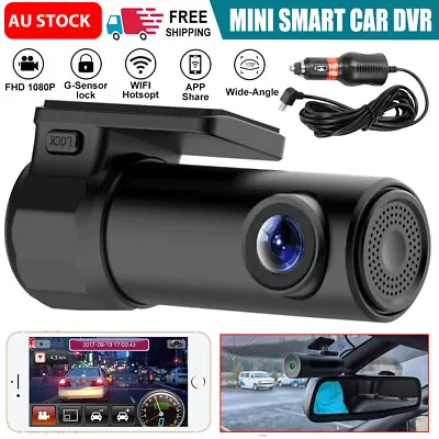 $35.45 • Buy Car DVR Cam Dash Camera 1080P HD 170° FHD WIFI Video Recorder Monitor Adjustable