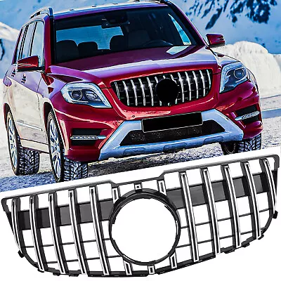 Front Grille Grill For 13-15 Mercedes GLK X204 GLK300 GLK350 Chrome GTR Style • $69.99