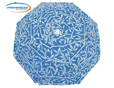 $35.99 • Buy Mirage 1.8m Bamboo Beach Umbrella - Blue
