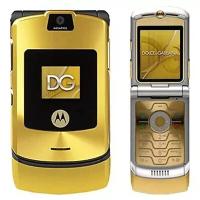 Original Refurbished Motorola Flip Razr V3i  DOLCE&GABBNNA Unlocked Mobile Phone • $49.99