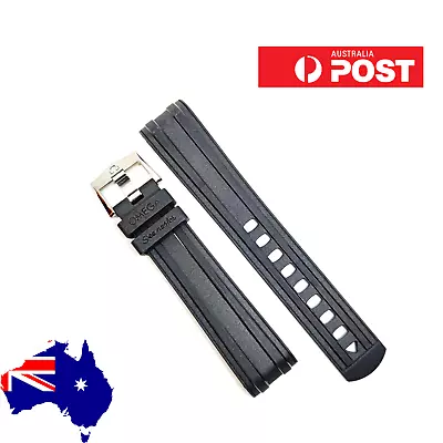 Brand New Rubber Watch Strap For Omega Seamaster Black Colour 20mm Lug Width • $59.99