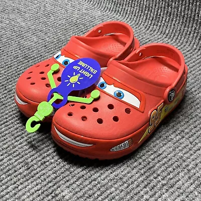 *Brand New*🔥 Crocs Lightning Mcqueen Clog Cars Size Men Women Fast Ship 🔥 • £18.32