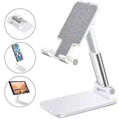 Adjustable Cell Phone Tablet Desktop Stand Desk Holder Mount Cradle IPhone IPad • $5.99