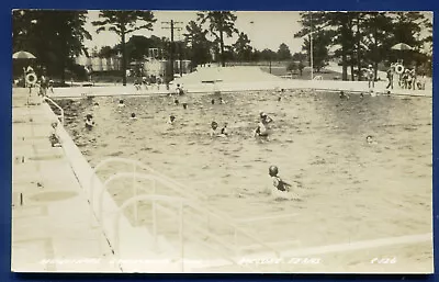 Municipal Pool Kilgore Texas Real Photo Postcard A594 • $14.99