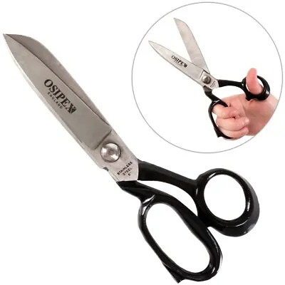 QUALITY 8  UPHOLSTERY TAILORS SCISSORS Material Fabric Dressmaking Cutter Shears • £10.89