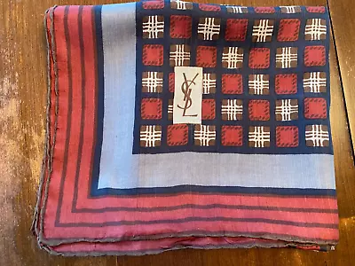 Yves Saint Laurent 34” Square Scarf Vintage • £34.26